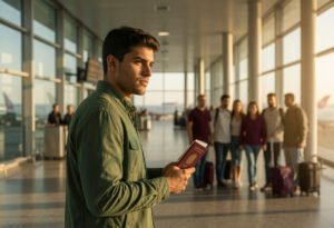 Brasileiro vivendo luto migratório ao deixar o Brasil e enfrentar perdas emocionais da vida no exterior
