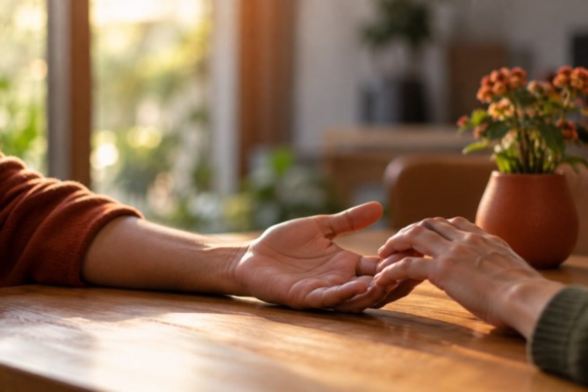 O que é culpa: gesto de reparação entre duas pessoas